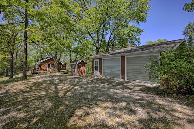 15065 Becker Dr, Mecosta, MI 49332 - view of yard with an outdoor structure