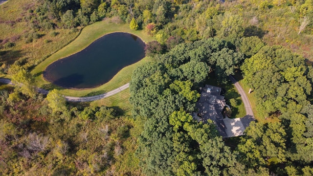 2865 Vw Ave E, Vicksburg, MI 49097 - aerial view of property and surrounding area featuring a nearby body of water and a forest