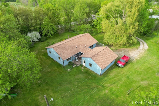 view from above of property