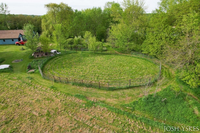 view of rural area