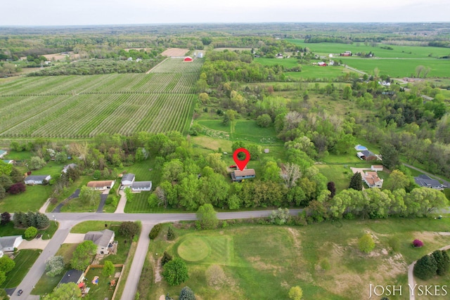 view of rural area featuring abundant farmland