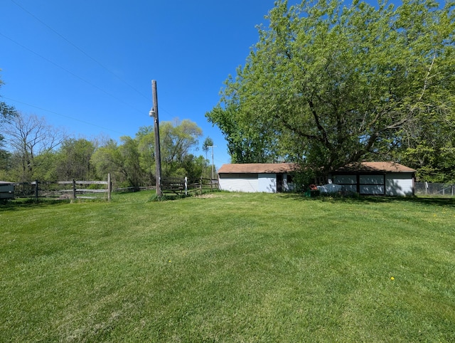view of yard
