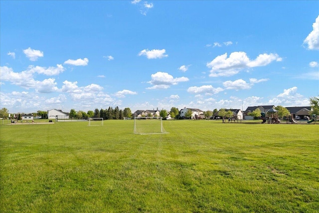 215 Caribou Run, Dundee, MI 48131 - surrounding community featuring an area for sports