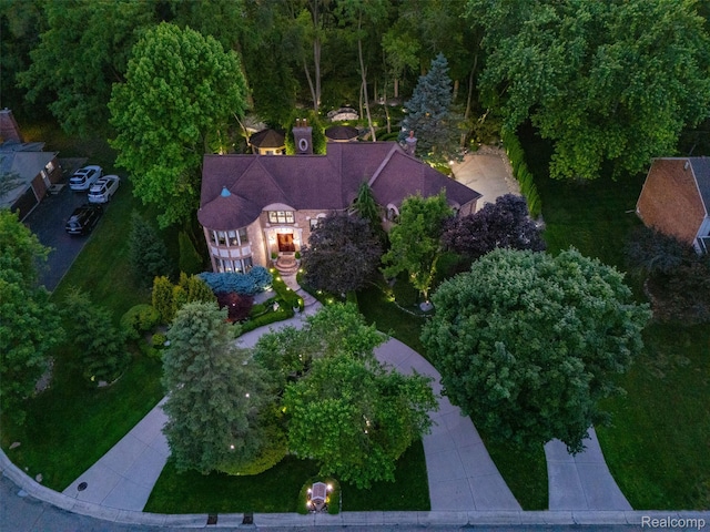 7310 Sandy Creek Ln, Bloomfield Hills, MI 48301 - view from above of property