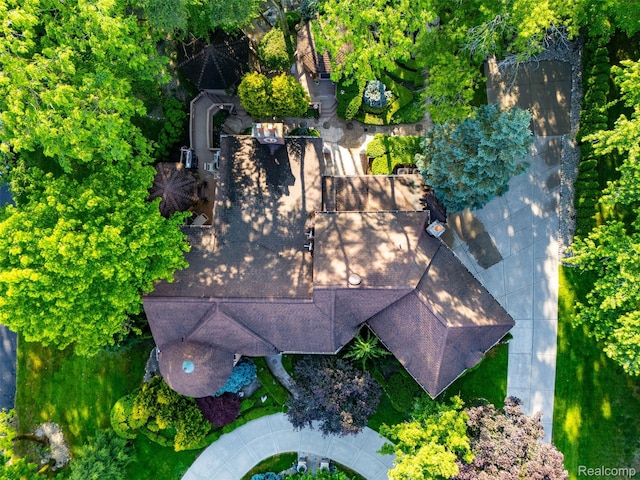 7310 Sandy Creek Ln, Bloomfield Hills, MI 48301 - bird's eye view