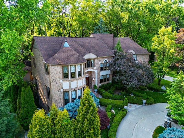 7310 Sandy Creek Ln, Bloomfield Hills, MI 48301 - view from above of property