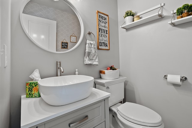 15974 Rustic Ln S, Vicksburg, MI 49097 - bathroom with vanity and toilet