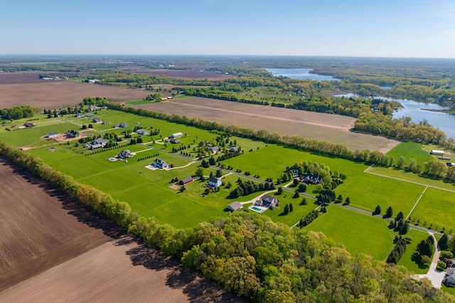 15974 Rustic Ln S, Vicksburg, MI 49097 - overview of rural landscape with a large body of water