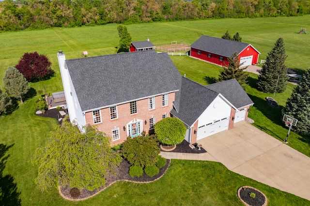 15974 Rustic Ln S, Vicksburg, MI 49097 - aerial view of property and surrounding area