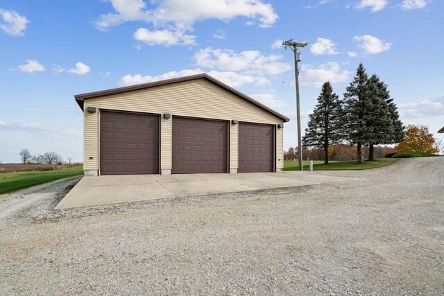 6125 Alber Rd, Saline, MI 48176 - view of detached garage