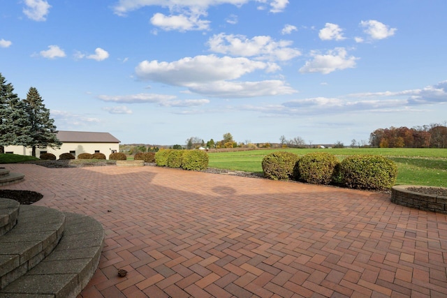 6125 Alber Rd, Saline, MI 48176 - view of community featuring a patio area and a yard
