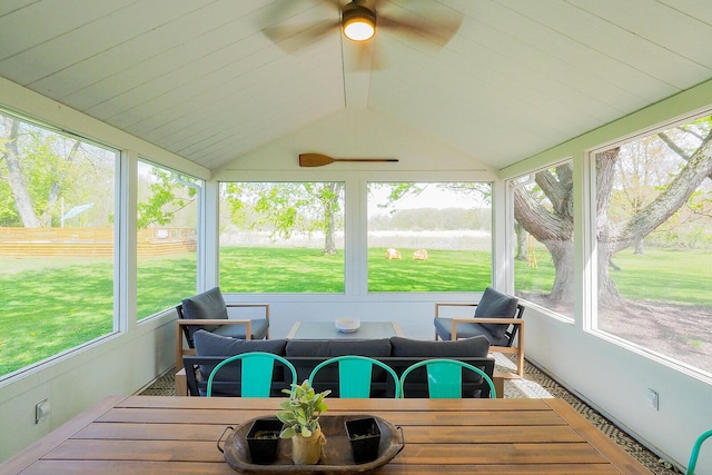 10671 California Rd, Bridgman, MI 49106 - sunroom / solarium with ceiling fan