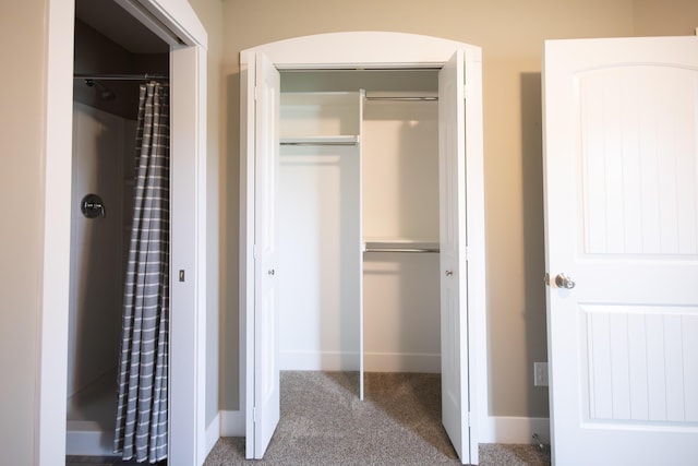 view of closet
