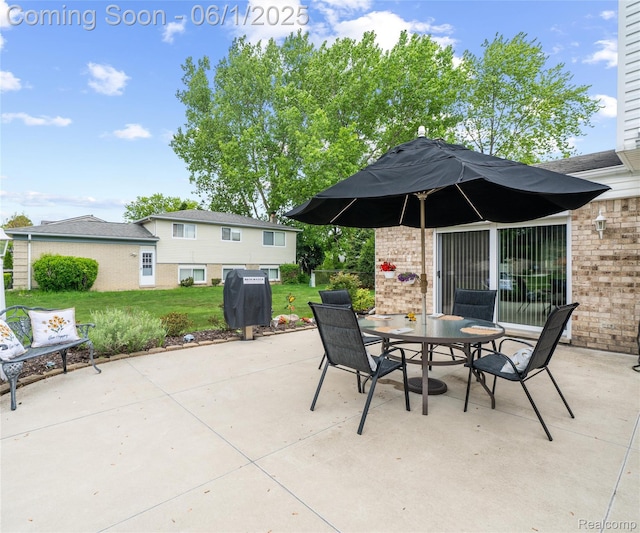 42736 Boulden Ct, Canton, MI 48187 - view of patio featuring area for grilling and outdoor dining space