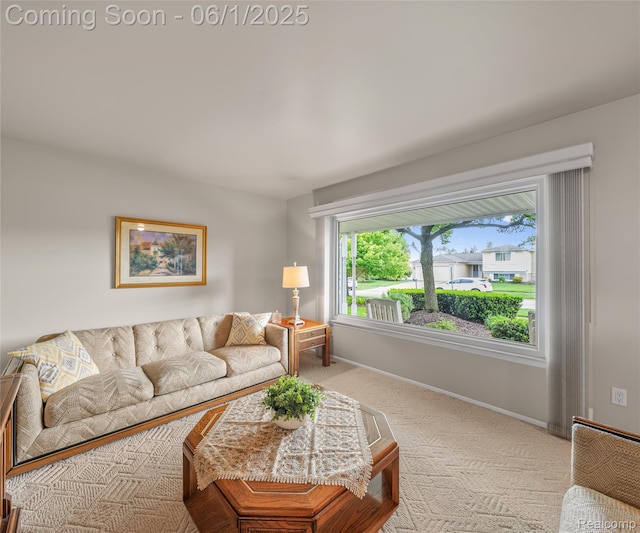 42736 Boulden Ct, Canton, MI 48187 - living room featuring baseboards and carpet flooring