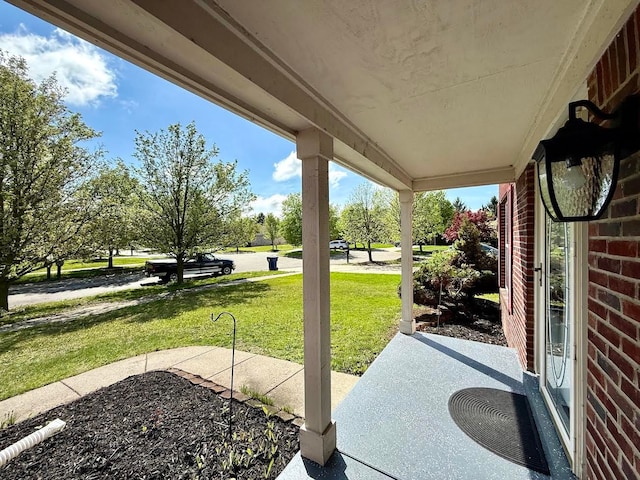 4158 Kimberly Dr, Canton, MI 48188 - view of patio / terrace featuring a porch