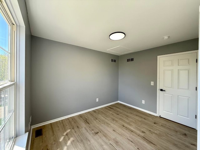 4158 Kimberly Dr, Canton, MI 48188 - empty room featuring light wood-type flooring, baseboards, and a smoke detector