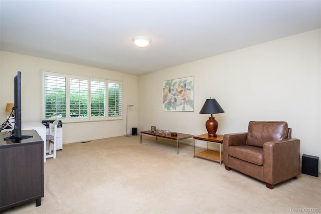 5423 Hauser Way W, Bloomfield, MI 48323 - living area with light carpet and baseboards