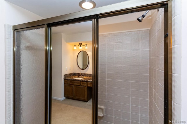 5423 Hauser Way W, Bloomfield, MI 48323 - full bathroom featuring a shower stall and vanity