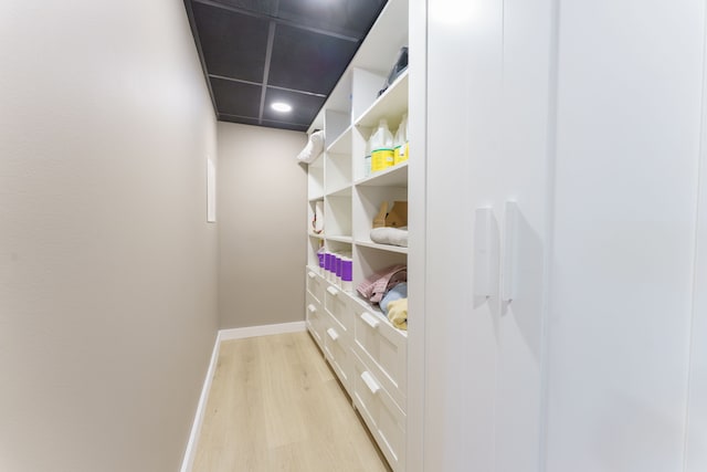 6340 Sporny Dr, Brighton, MI 48116 - spacious closet featuring light wood-style flooring