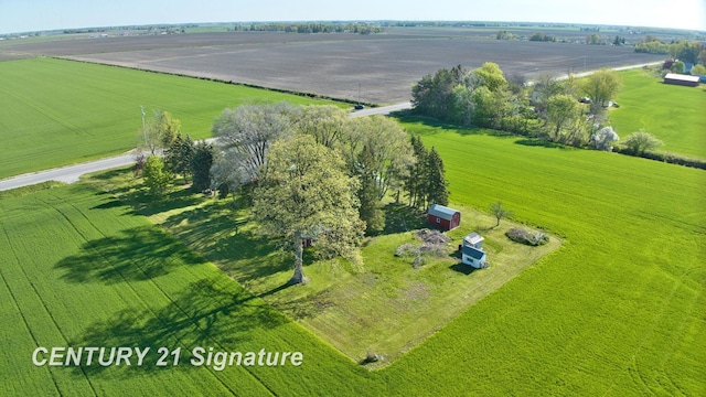 5530 Hess Rd, Saginaw, MI 48601 - overview of rural landscape featuring abundant farmland
