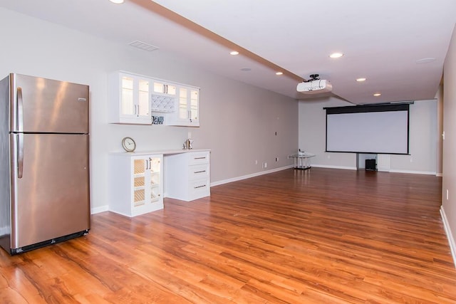 7294 Mackenzie Ln, Portage, MI 49024 - cinema featuring recessed lighting, light wood-style floors, and baseboards