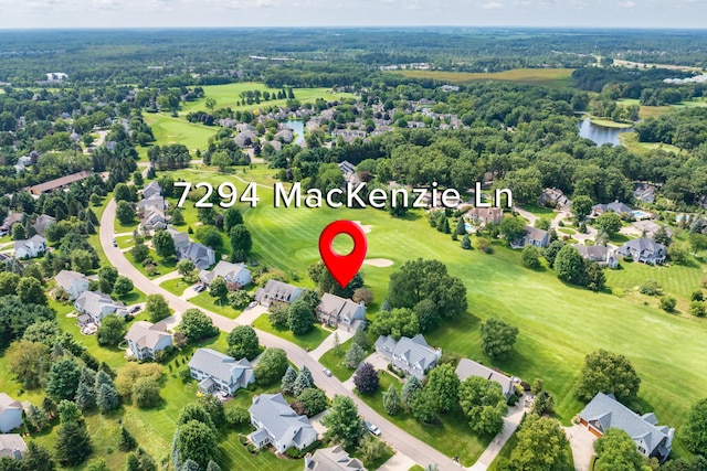 7294 Mackenzie Ln, Portage, MI 49024 - aerial view of residential area with a golf course