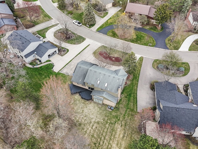 4206 Southmoor Ln, West Bloomfield, MI 48323 - aerial perspective of suburban area