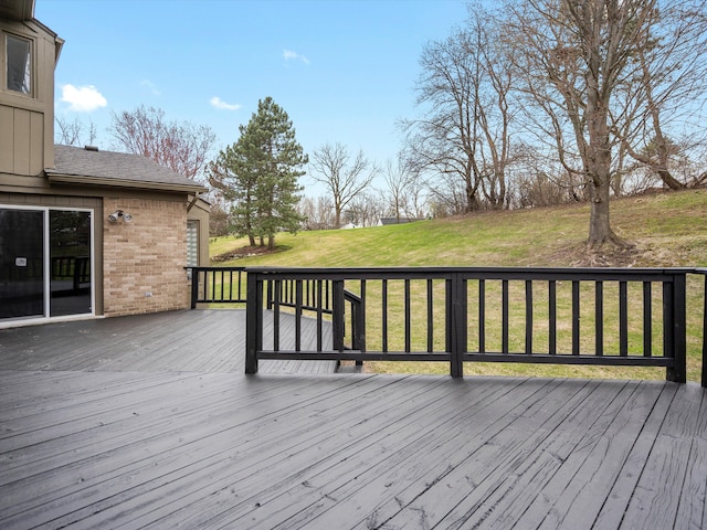 4206 Southmoor Ln, West Bloomfield, MI 48323 - wooden terrace with a yard