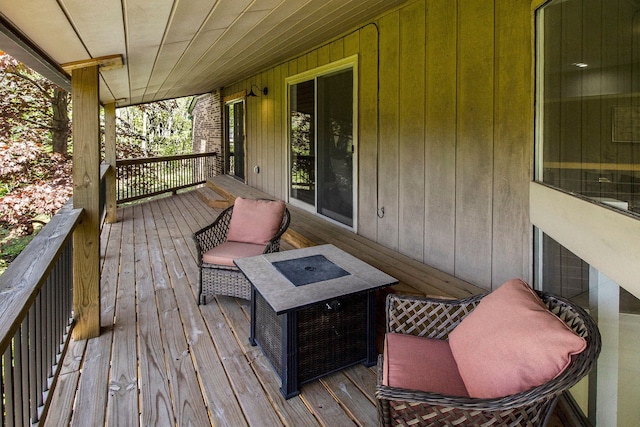 8440 Lance, Brighton, MI 48116 - wooden deck with covered porch