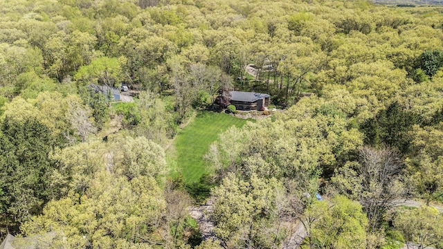 8440 Lance, Brighton, MI 48116 - aerial view of a heavily wooded area