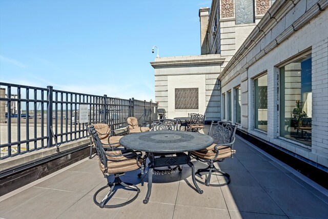 15 E Kirby St Unit 822, Detroit, MI 48202 - view of patio / terrace featuring outdoor dining area
