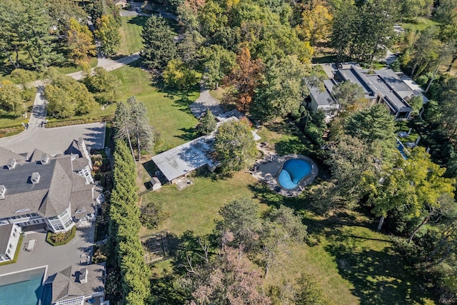 5280 Brookdale Rd, Bloomfield Hills, MI 48304 - aerial view of property's location with a pool area