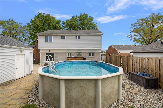 23142 Port St, Saint Clair Shores, MI 48082 - view of pool with fence