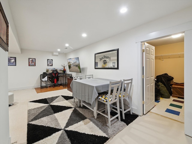230 Atlantis Cir, Oxford, MI 48371 - dining area with recessed lighting and baseboards
