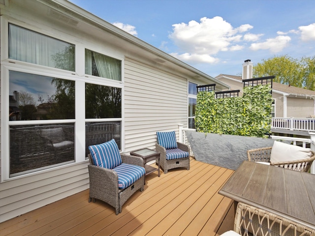 230 Atlantis Cir, Oxford, MI 48371 - view of wooden terrace