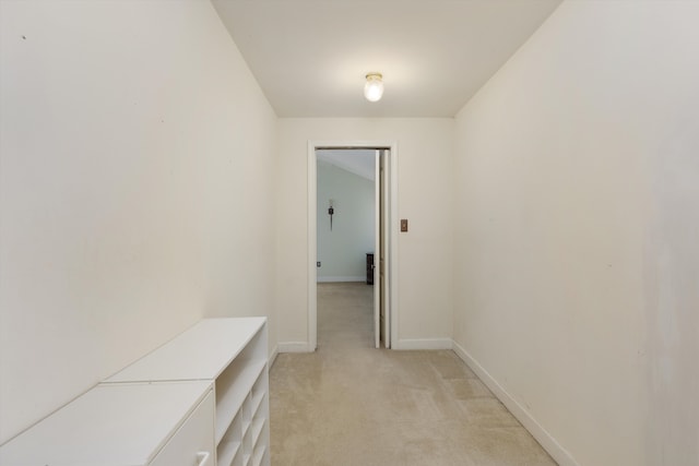 19985 Charest St, Detroit, MI 48234 - hall with light carpet and baseboards