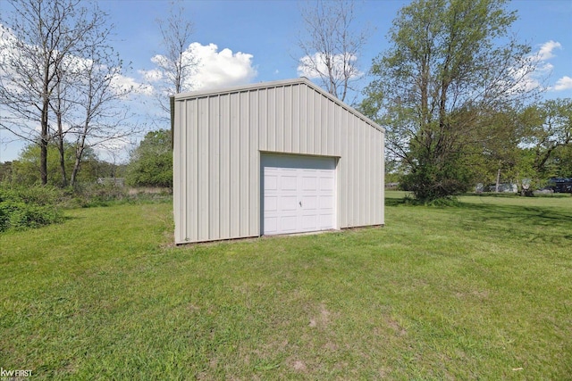 view of outbuilding featuring an outbuilding