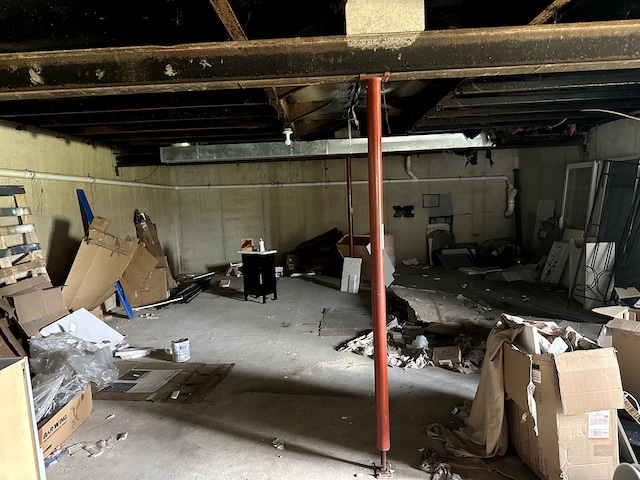 5151 Huntley Dr, Holly, MI 48442 - view of unfinished below grade area