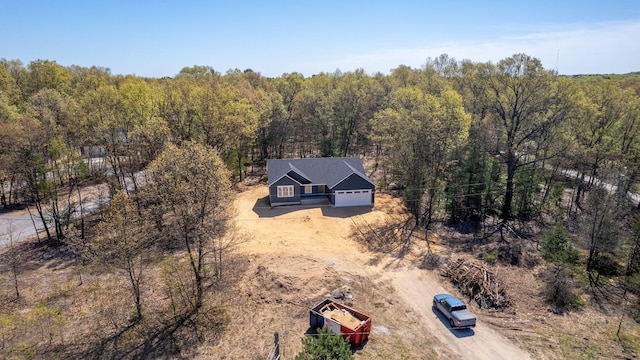 1826 S Barnes Rd, Muskegon, MI 49442 - view of subject property featuring a heavily wooded area