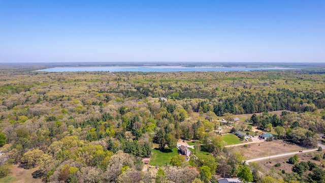 1826 S Barnes Rd, Muskegon, MI 49442 - aerial view of a heavily wooded area and a large body of water