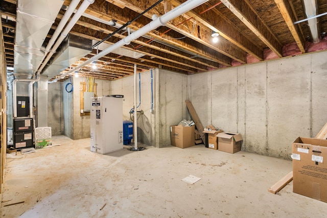 1826 S Barnes Rd, Muskegon, MI 49442 - unfinished basement featuring electric panel