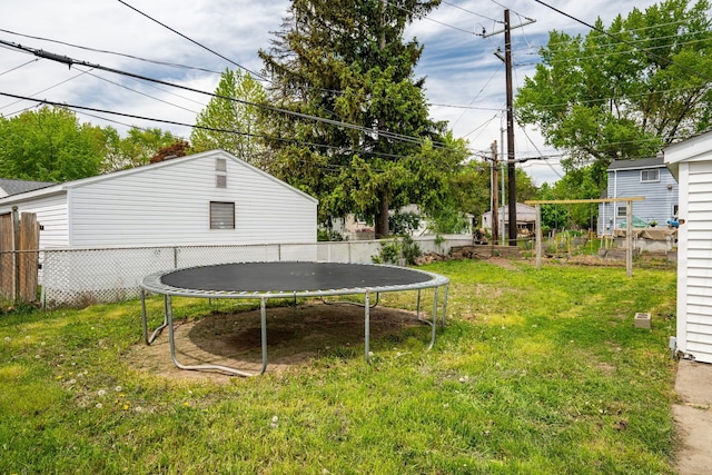 30664 Burlington St, Westland, MI 48186 - view of yard with a trampoline