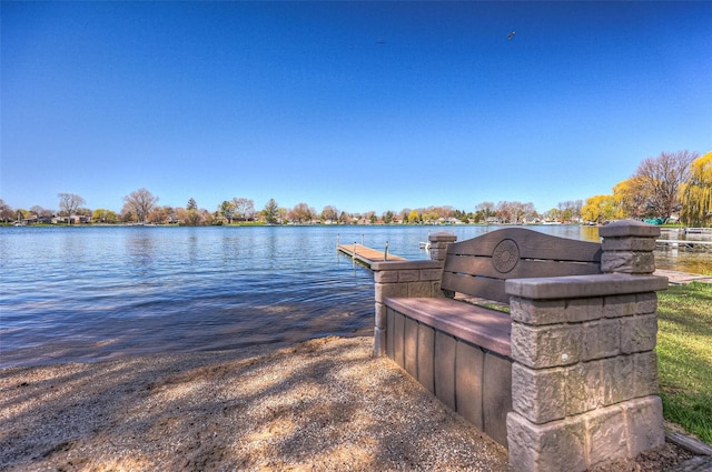 3541 Highland Blvd, Highland, MI 48356 - dock featuring a water view