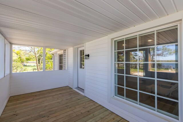 8345 Pontiac Lake Rd, White Lake, MI 48386 - view of wooden terrace