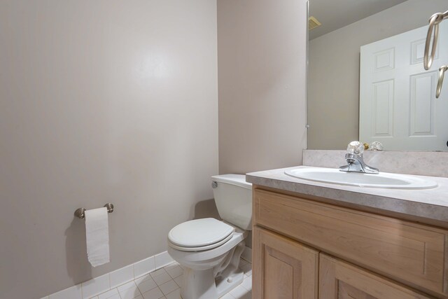 52201 Boland Rd, Chesterfield, MI 48047 - half bath featuring toilet, tile patterned flooring, and vanity