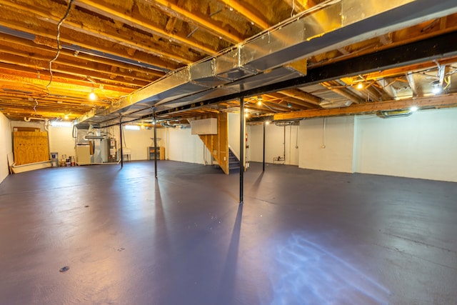 52201 Boland Rd, Chesterfield, MI 48047 - unfinished basement featuring stairs