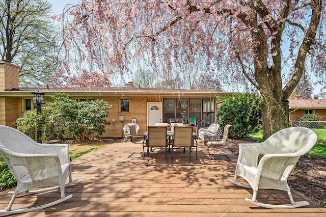2655 Tanbark Trl, Saint Joseph, MI 49085 - deck with outdoor dining area