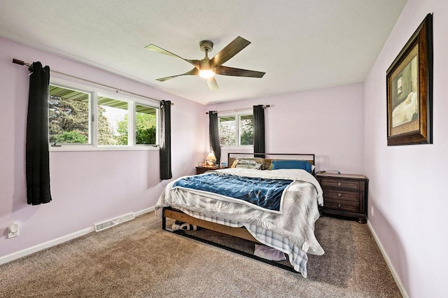 2655 Tanbark Trl, Saint Joseph, MI 49085 - bedroom featuring carpet floors, baseboards, and ceiling fan