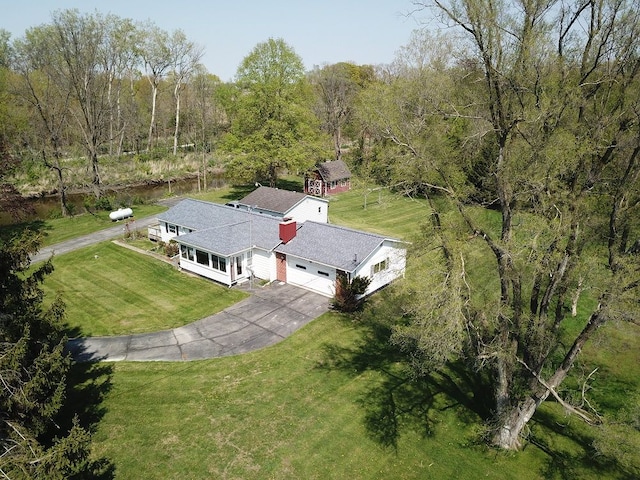 view of subject property